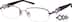 Rectangle Glasses 718817 in Purple