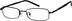 Rectangle Glasses 719021 in Black