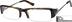 Rectangle Glasses 722025 in Tortoiseshell