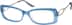 Rectangle Glasses 726836 in Blue