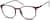 Angle view of Round Glasses 727017 in Purple thumbnail