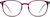Front view of Round Glasses 727017 in Purple thumbnail