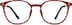 Round Glasses 727018 in Red