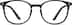 Round Glasses 727021 in Black