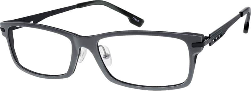 Gray Rectangle Glasses #728312 | Zenni Optical