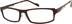 Rectangle Glasses 728715 in Brown