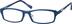 Rectangle Glasses 728816 in Blue