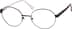 Round Glasses 730015 in Brown