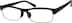 Rectangle Glasses 730321 in Black