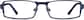 Front view of Rectangle Glasses 730616 in Midnight Blue thumbnail