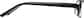 Side view of Rectangle Glasses 730621 in Black thumbnail
