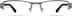 Half-Rim Glasses  730712 in Gray