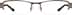 Half-Rim Glasses  730715 in Brown