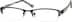 Rectangle Glasses 732821 in Black