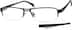 Geometric Glasses 733121 in Black