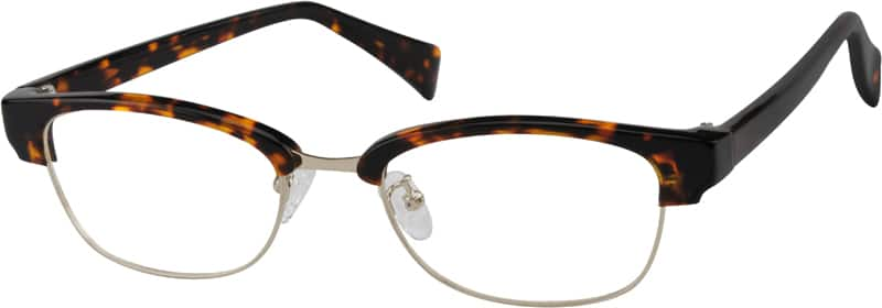 Angle view of Square Glasses 733625 in Tortoiseshell