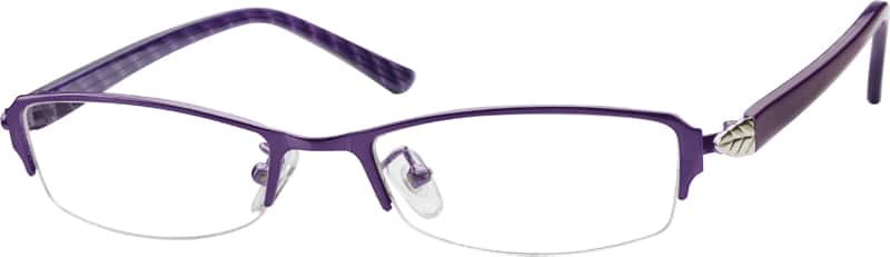 Stainless Steel Half-Rim Frame (737717) which I had bought from Zenni Optical