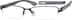 Rectangle Glasses 738612 in Gray