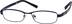 Rectangle Glasses 739516 in Blue