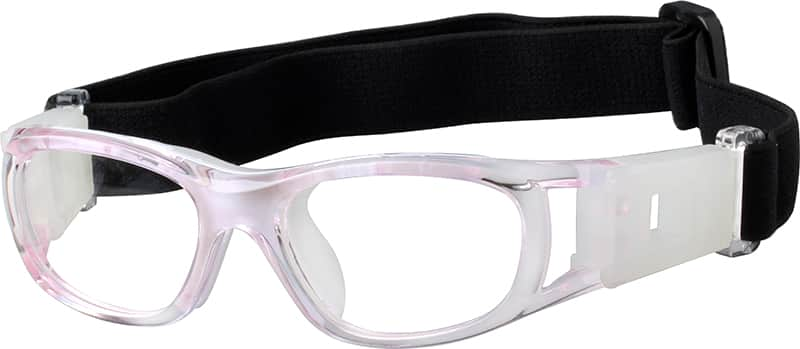 Angle view of Kids Sport Goggles 741017 in Pink