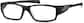 Angle view of Sport Glasses 741821 in Black thumbnail