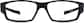 Front view of Sport Glasses 741821 in Black thumbnail