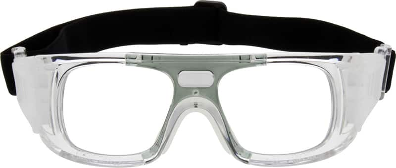 Angle view of Prescription Sports Glasses 742312 in Clear