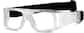Angle view of Prescription Goggles 742823 in Clear thumbnail