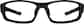 Front view of Harbor View Glasses 743121 in Black thumbnail
