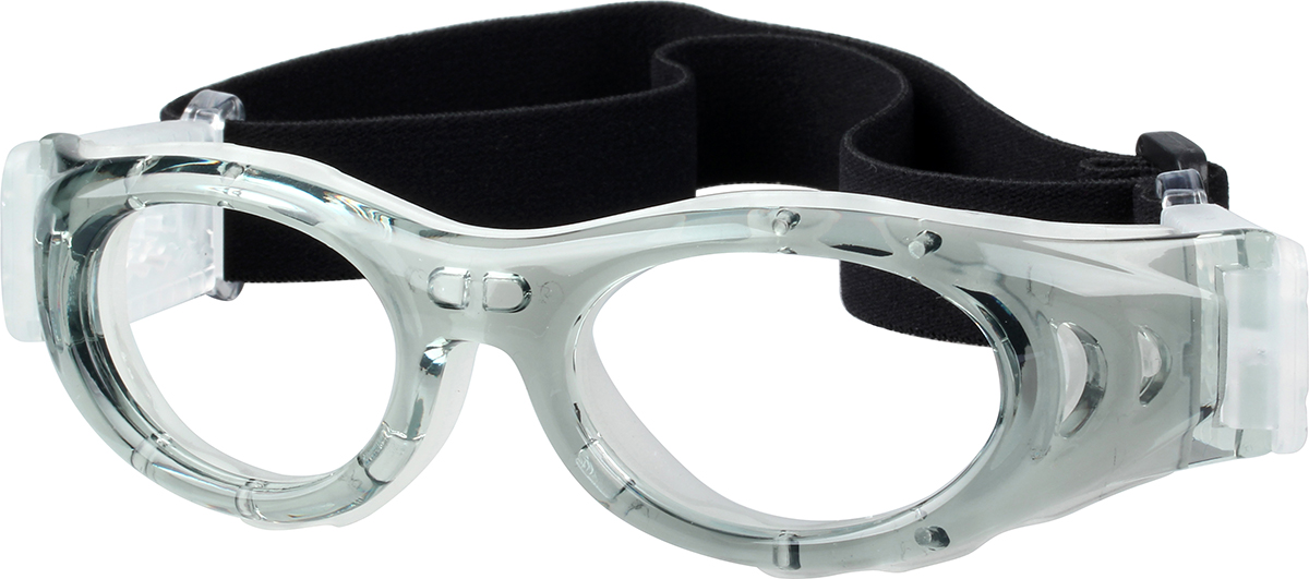 Zenni Kids Prescription Wind Full Rim Goggles Gray