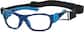 Angle view of Kids’ Sport Protective Goggles 743316 in Navy and Light Blue thumbnail