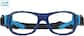 Front view of Kids’ Sport Protective Goggles 743316 in Navy and Light Blue thumbnail