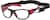 Angle view of Kids’ Sport Protective Goggles 743321 in Bulls Black and Red thumbnail