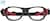 Front view of Kids’ Sport Protective Goggles 743321 in Bulls Black and Red thumbnail