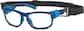 Angle view of Kids' Sport Protective Goggles 743416 in Navy and Light Blue thumbnail