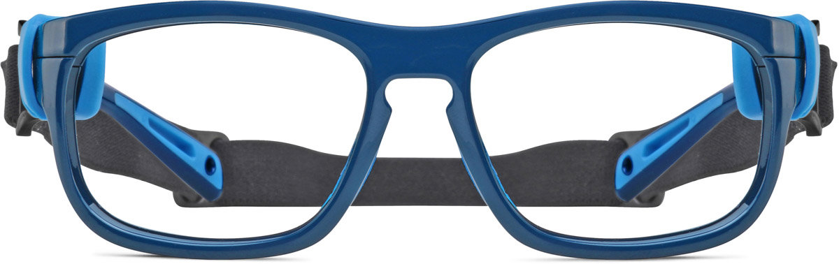 Navy and Light Blue Kids' Sport Protective Goggles