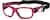 Angle view of Sport Protective Goggles 743518 in Bulls Red and Black thumbnail