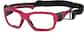 Angle view of Sport Protective Goggles 743518 in Bulls Red and Black thumbnail