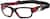 Angle view of Sport Protective Goggles 743521 in Bulls Black and Red thumbnail