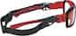 Side view of Sport Protective Goggles 743521 in Bulls Black and Red thumbnail