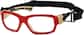 Angle view of Sport Protective Goggles 743528 in 49ers Scarlet and Gold thumbnail