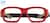 Front view of Sport Protective Goggles 743528 in 49ers Scarlet and Gold thumbnail