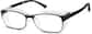 Angle view of Protective Glasses 743921 in Black thumbnail