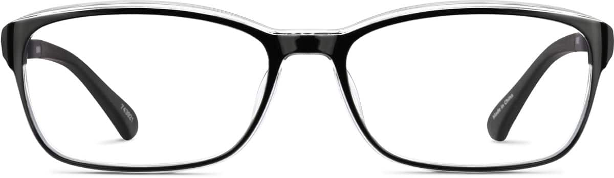 Front view of Protective Glasses 743921 in Black