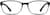 Front view of Protective Glasses 743921 in Black thumbnail