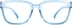 Square Prescription Protective Glasses 744216 in Blue
