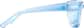Side view of Square Prescription Protective Glasses 744216 in Blue thumbnail