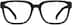 Square Prescription Protective Glasses 744221 in Black