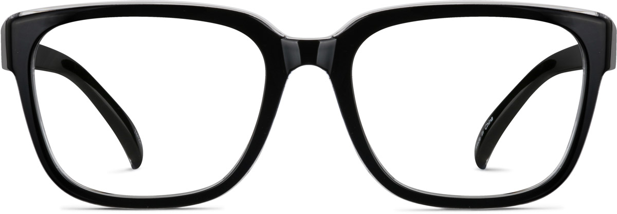 Black Square Prescription Protective Glasses