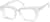 Angle view of Square Prescription Protective Glasses 744223 in Clear thumbnail